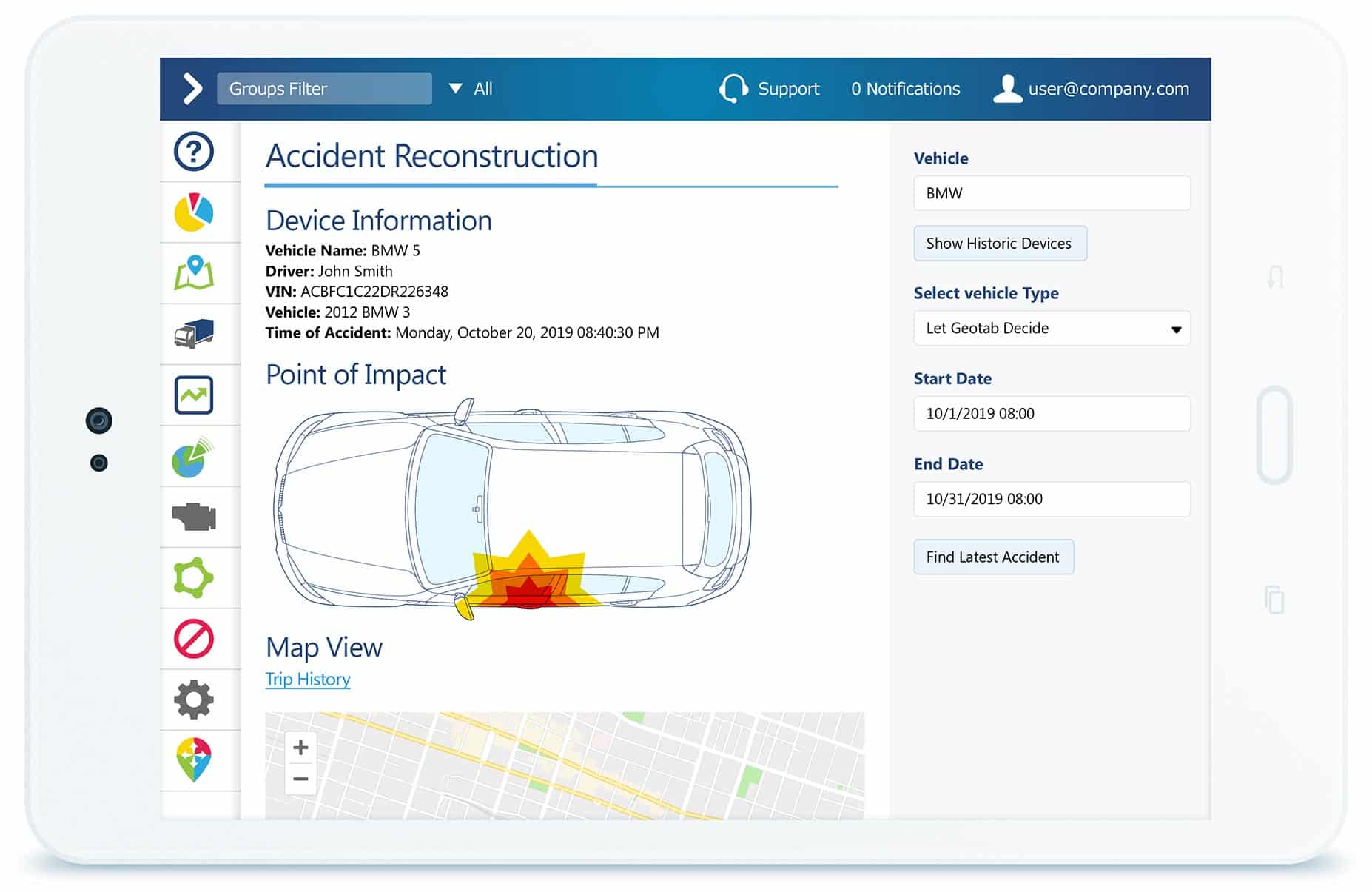 Featured image for “Collision reconstruction with telematics”